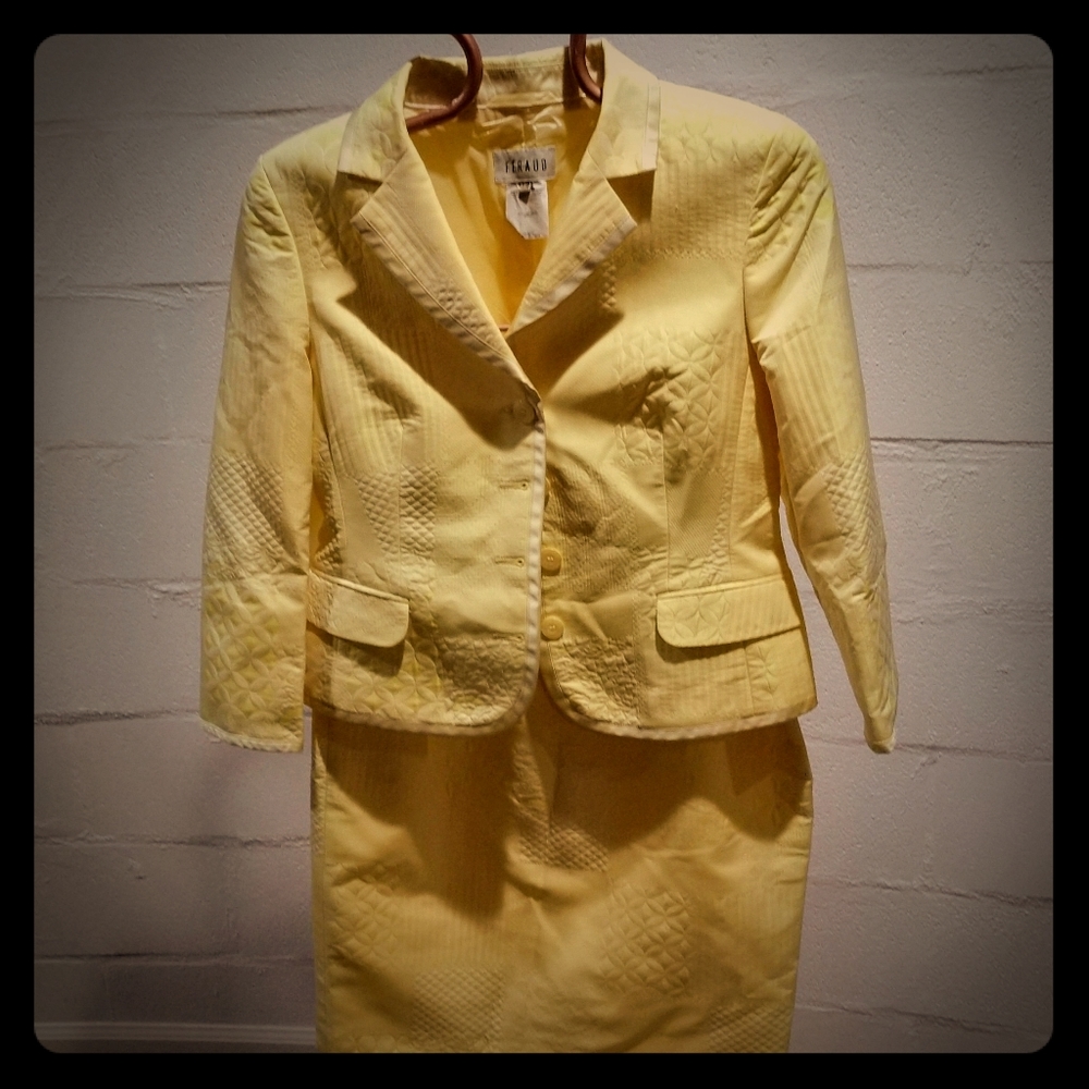 Vintage Feraud 2 piece cotton suit F42,D40